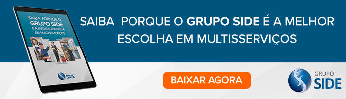 Tirinha do e-book: "Saiba porque o Grupo Side é a melhor escolha em multisserviços. Baixe agora mesmo".