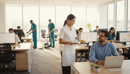 Como a terceirização contribui para a retenção de talentos e clima organizacional em ambientes corporativos