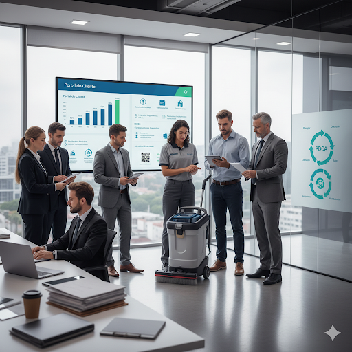 Gestão da qualidade aplicada em serviços corporativos