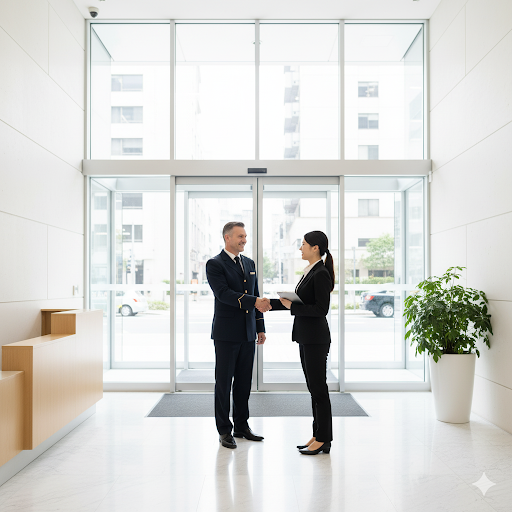 Portaria e controle de acesso em escritórios: O cartão de visitas operacional do Grupo Side