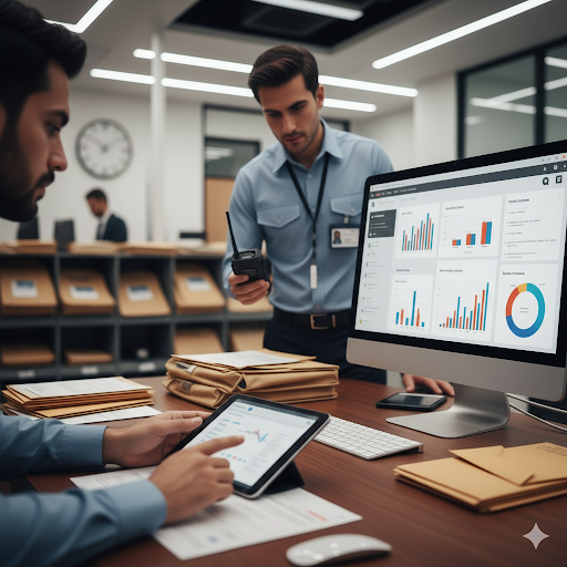 Uso de aplicativos de gestão de tarefas para monitorar a produtividade da mensageria